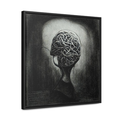 Brain 8, Valentinii, Gallery Canvas Wraps, Square Frame