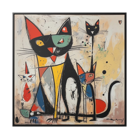Cat 63, Gallery Canvas Wraps, Square Frame