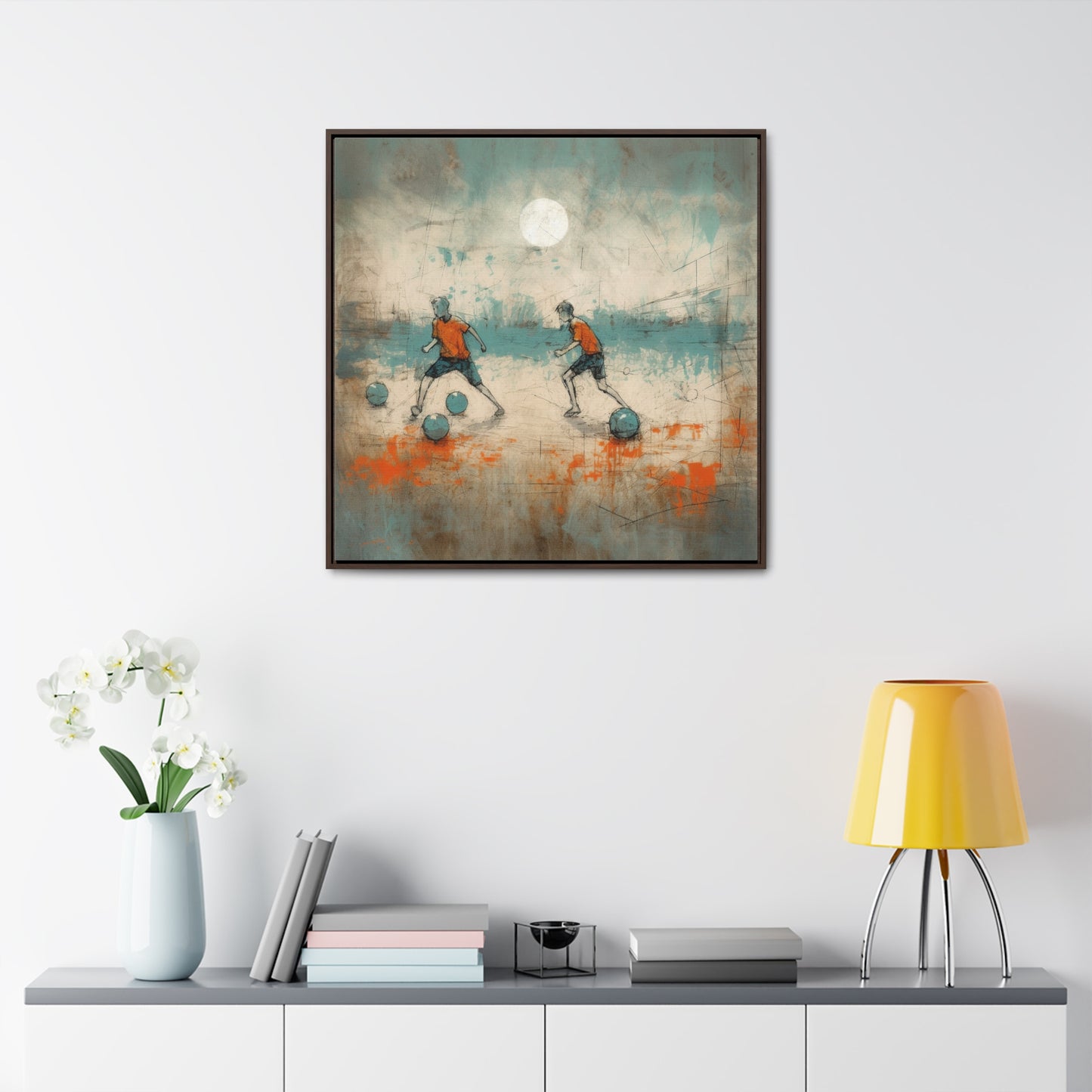 Childhood 39, Gallery Canvas Wraps, Square Frame