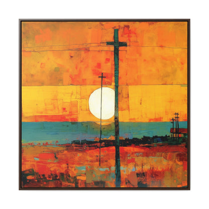 Land of the Sun 59, Valentinii, Gallery Canvas Wraps, Square Frame