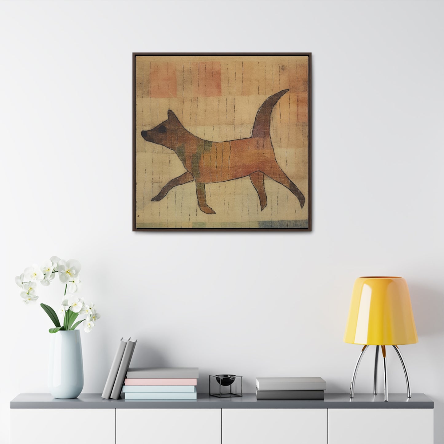 V Dog 6, Gallery Canvas Wraps, Square Frame