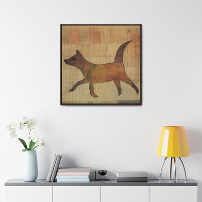 V Dog 6, Gallery Canvas Wraps, Square Frame