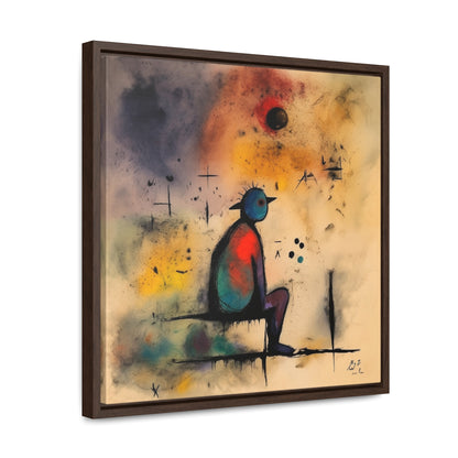 Sad Man 7, Valentinii, Gallery Canvas Wraps, Square Frame