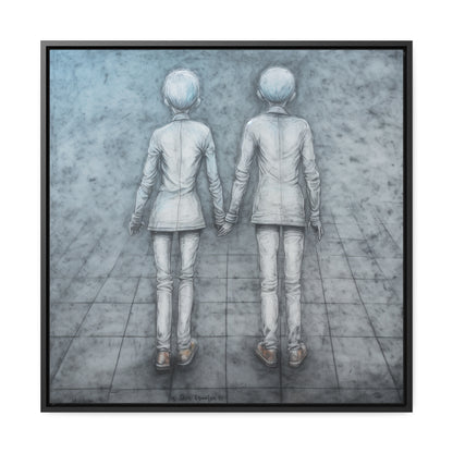 The Courage of Vulnerability 2, Valentinii, Gallery Canvas Wraps, Square Frame