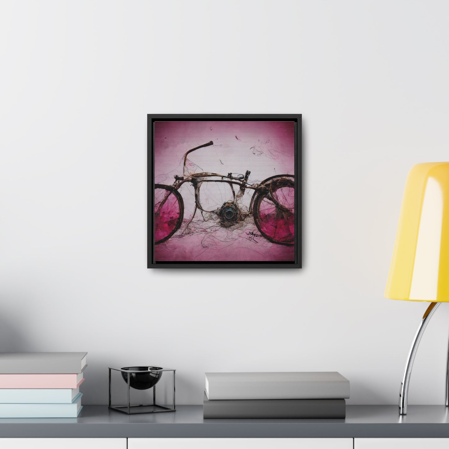 Bicycle 9, Valentinii, Gallery Canvas Wraps, Square Frame