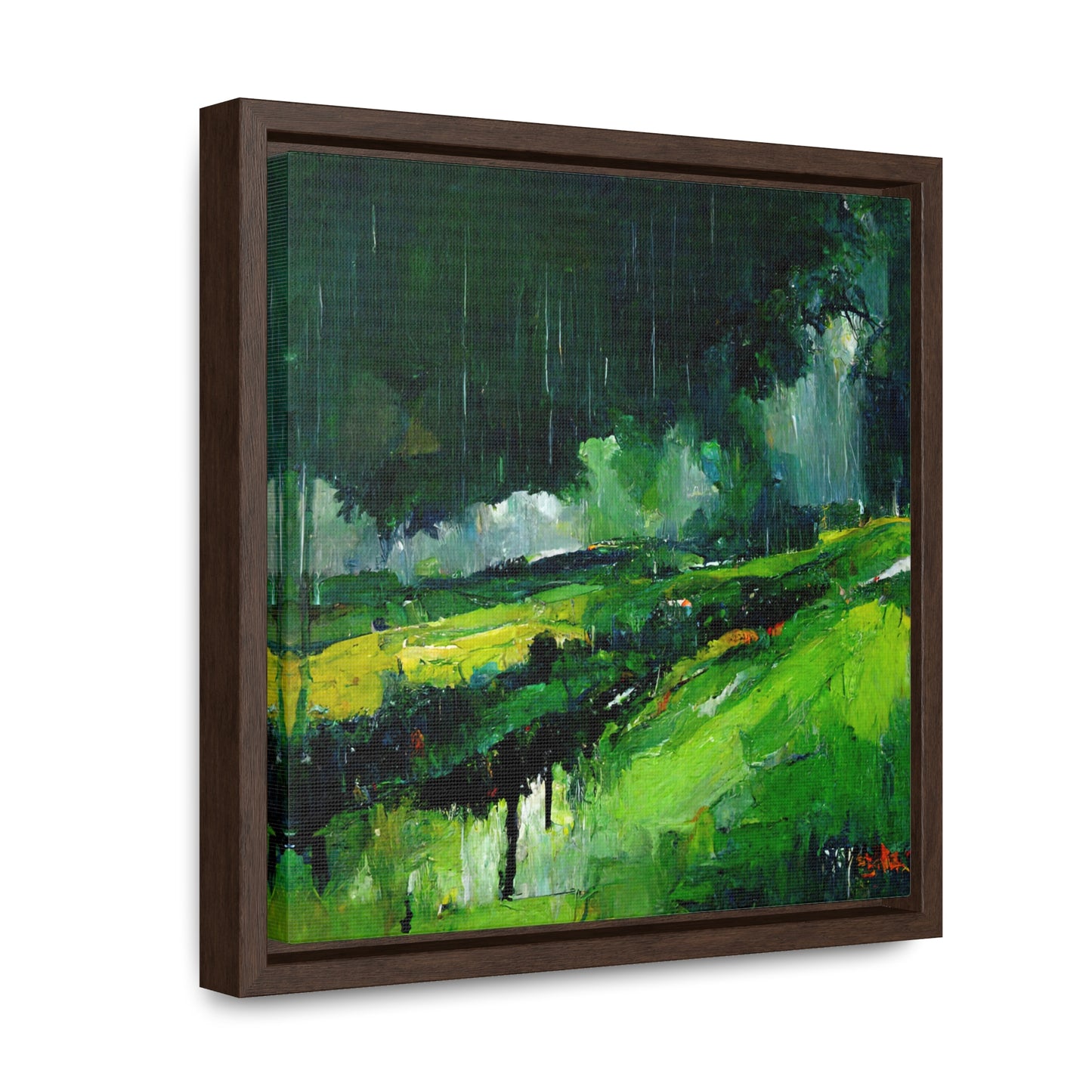 To the Rainy Land 4, Valentinii, Gallery Canvas Wraps, Square Frame