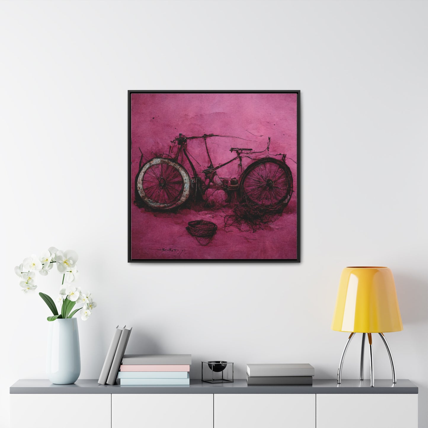 Bicycle 5, Valentinii, Gallery Canvas Wraps, Square Frame