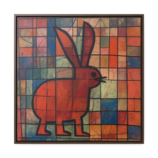 Rabbit 31, Gallery Canvas Wraps, Square Frame