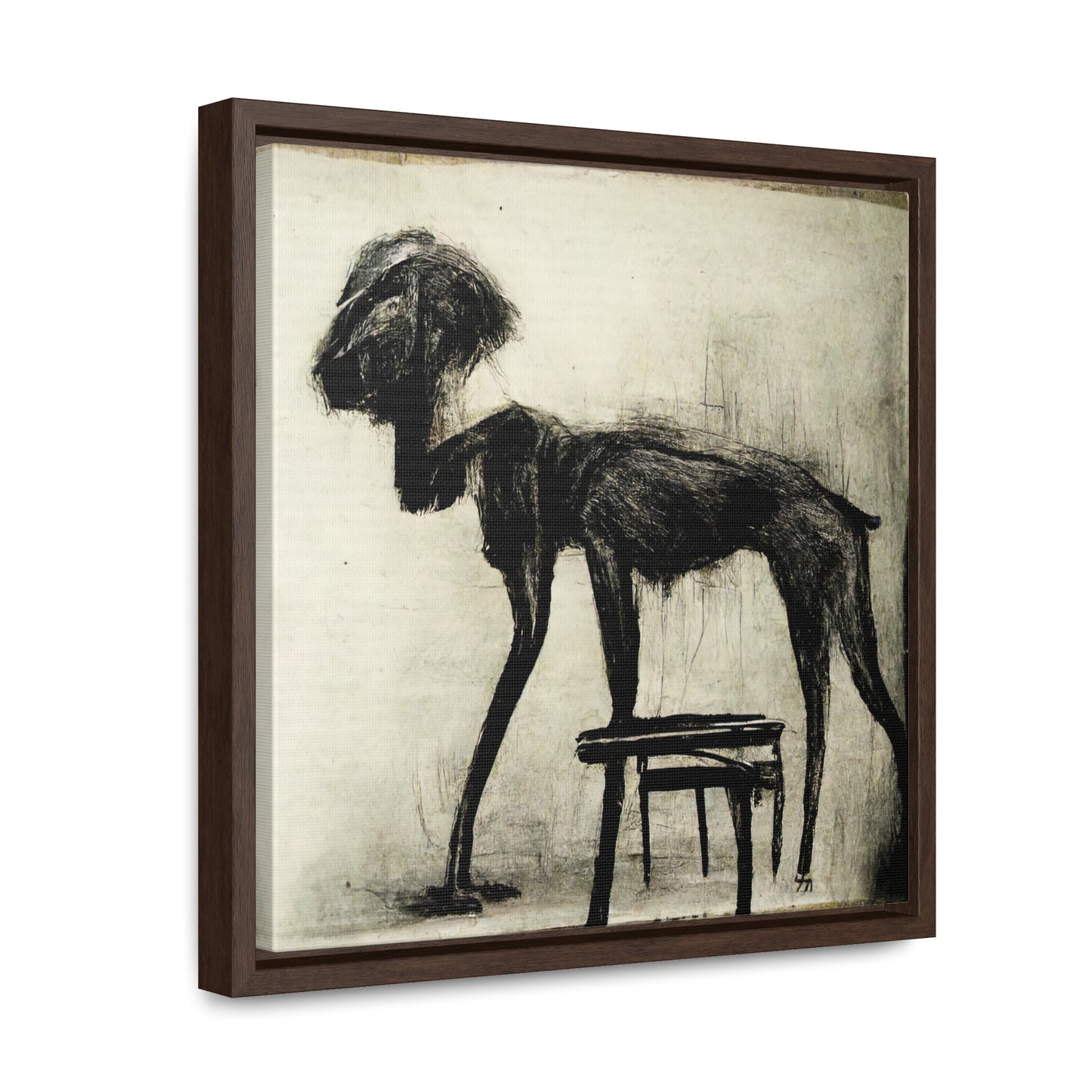 Dogs and Puppies 27, Valentinii, Gallery Canvas Wraps, Square Frame