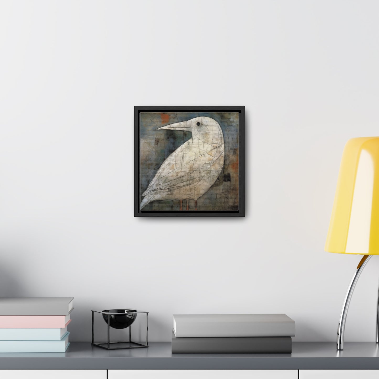 Bird 2, Gallery Canvas Wraps, Square Frame