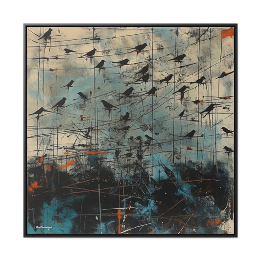 Bird 11, Gallery Canvas Wraps, Square Frame