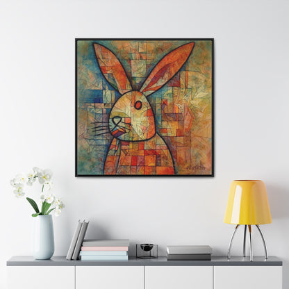 Rabbit 3, Gallery Canvas Wraps, Square Frame