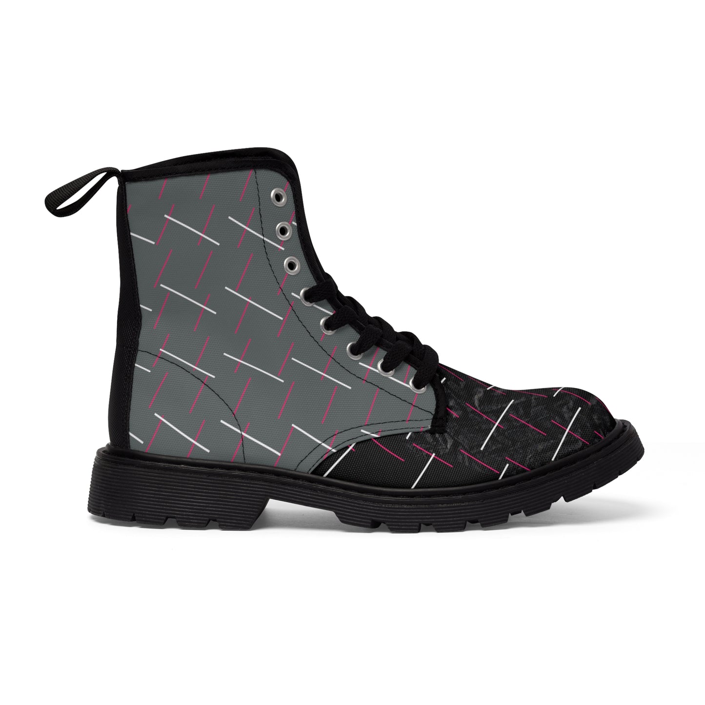 WINTER NIGHT , Men's Canvas Boots,