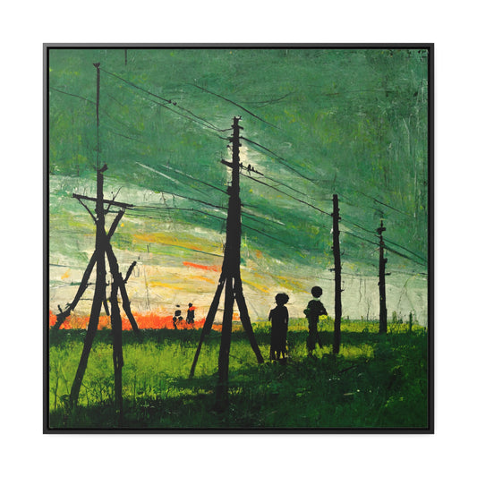 Land of the Sun 35, Valentinii, Gallery Canvas Wraps, Square Frame