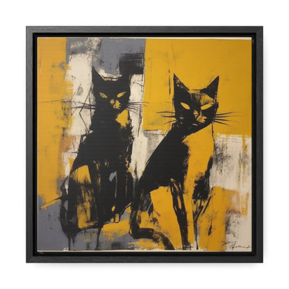 Cat 10, Gallery Canvas Wraps, Square Frame