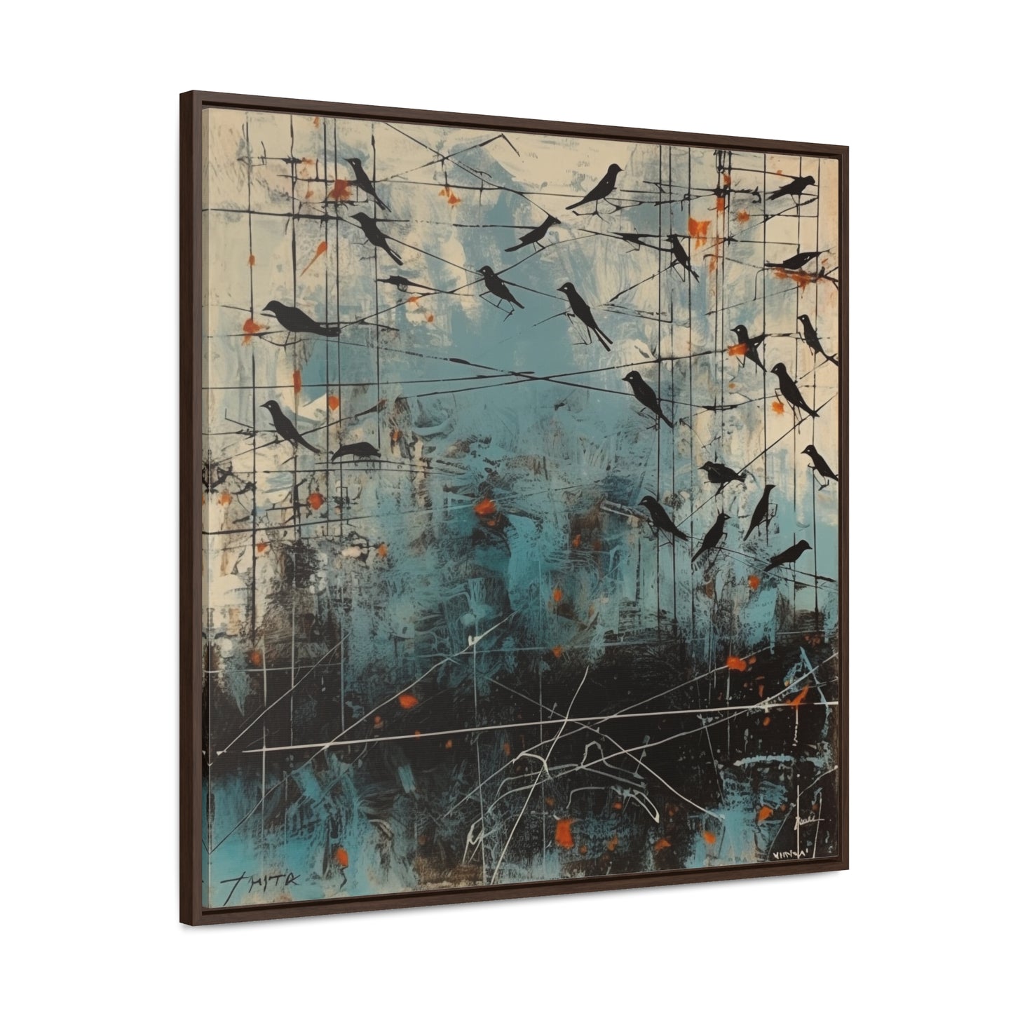 Bird 21, Gallery Canvas Wraps, Square Frame