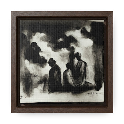 Palaeolithic Prayer 2, Valentinii, Gallery Canvas Wraps, Square Frame