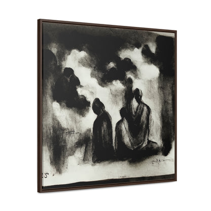 Palaeolithic Prayer 2, Valentinii, Gallery Canvas Wraps, Square Frame