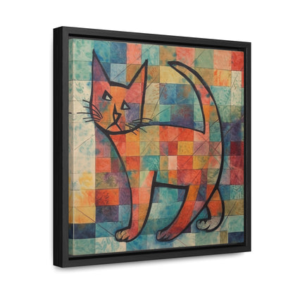 Cat 25, Gallery Canvas Wraps, Square Frame