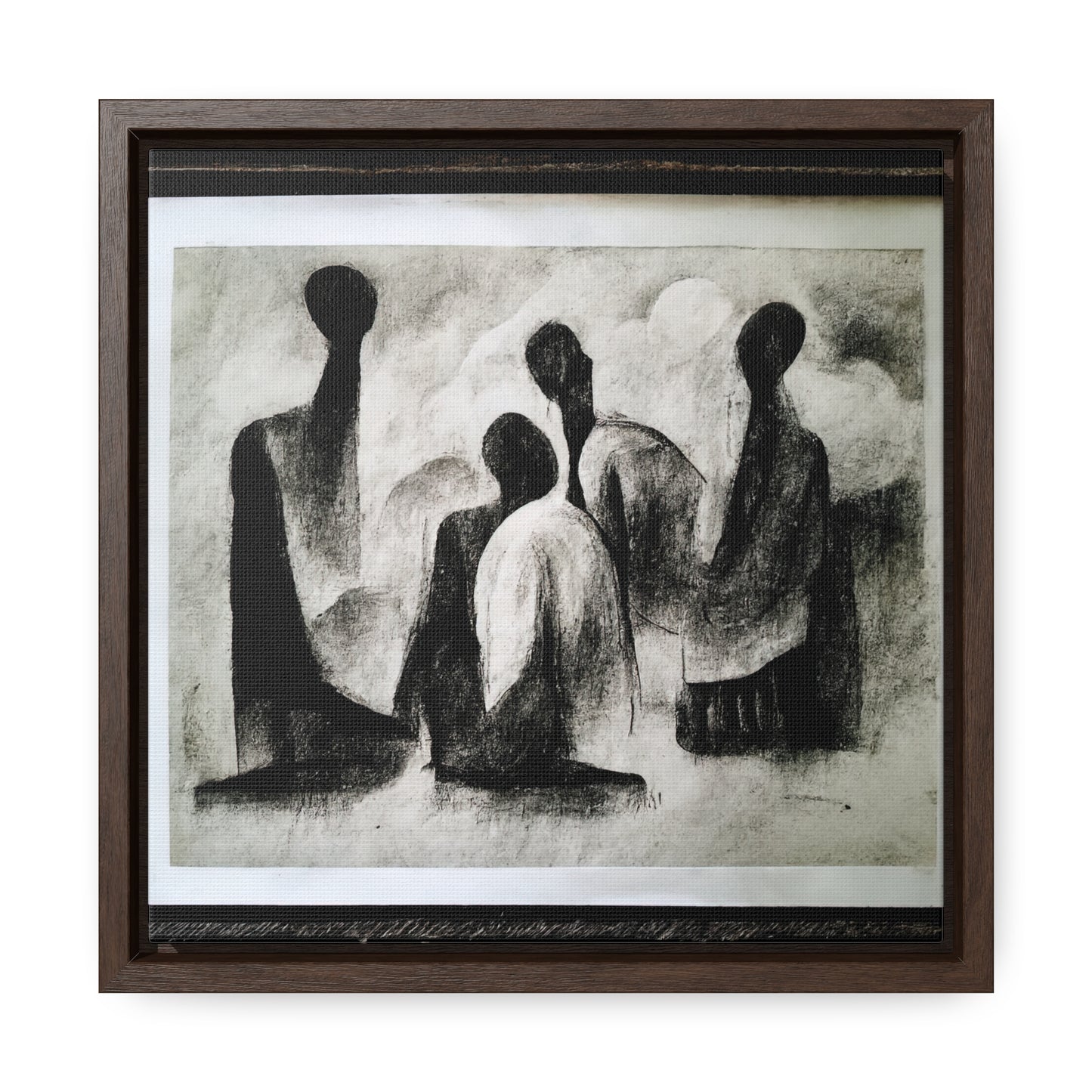 Palaeolithic Prayer, Valentinii, Gallery Canvas Wraps, Square Frame