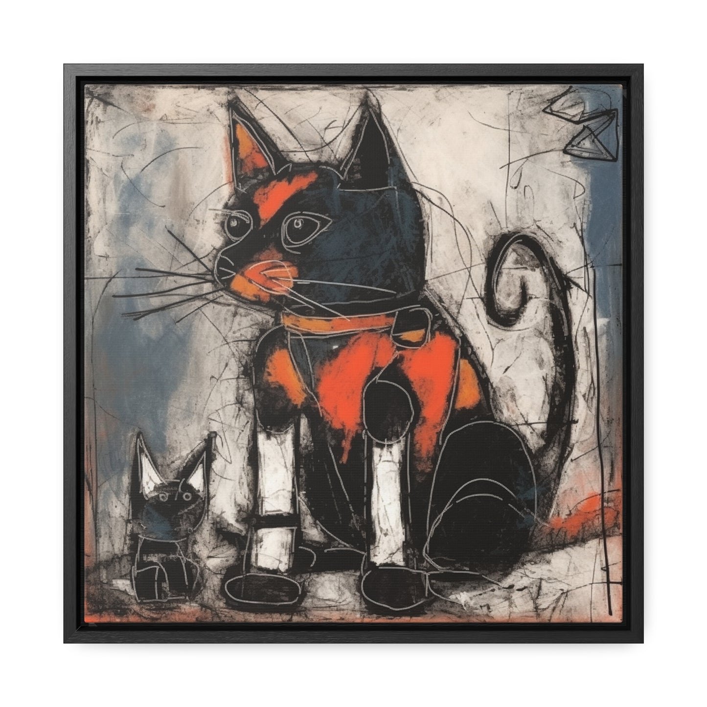 Cat 33, Gallery Canvas Wraps, Square Frame