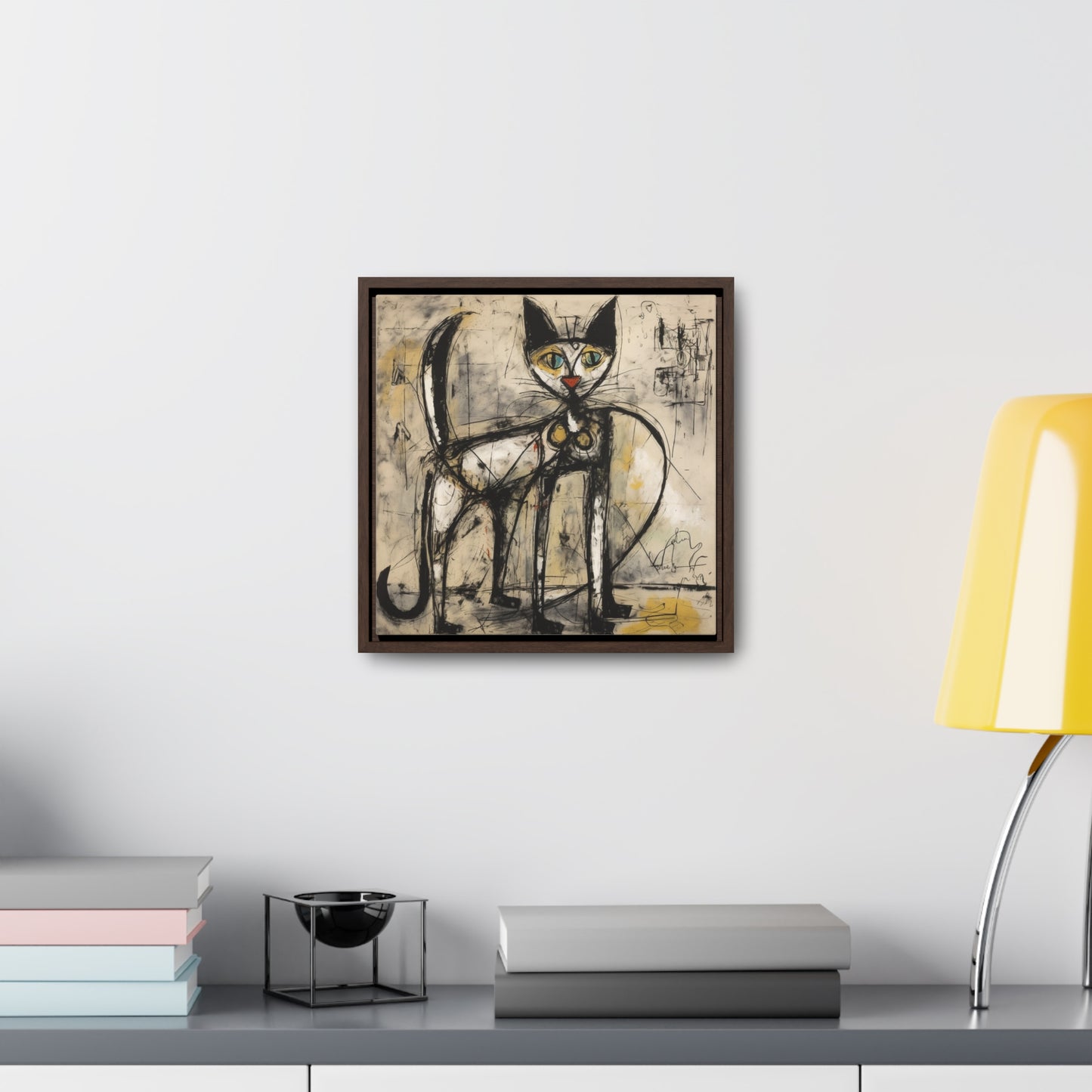 Cat 47, Gallery Canvas Wraps, Square Frame