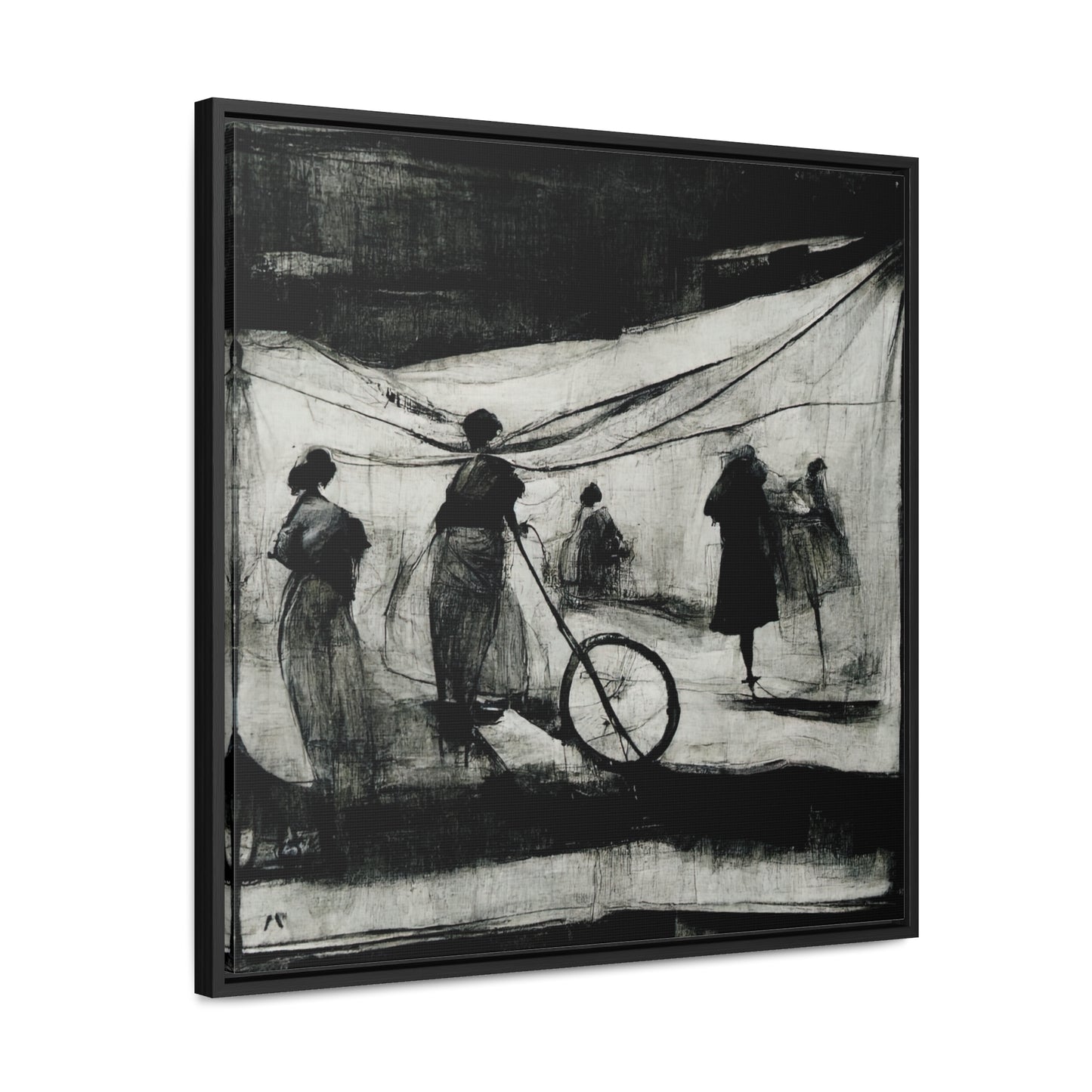 Domestic Memories 34, Valentinii, Gallery Canvas Wraps, Square Frame