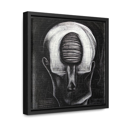 Brain 49, Valentinii, Gallery Canvas Wraps, Square Frame