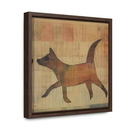 V Dog 6, Gallery Canvas Wraps, Square Frame