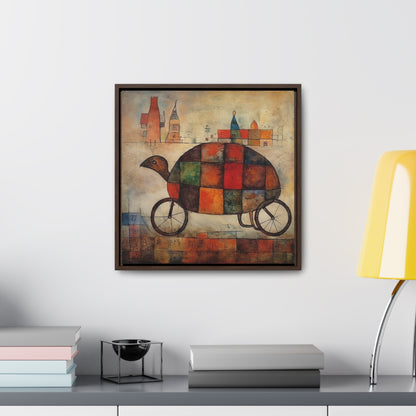 Turtle 6, Gallery Canvas Wraps, Square Frame