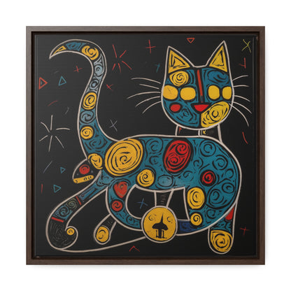 Cat 137, Gallery Canvas Wraps, Square Frame