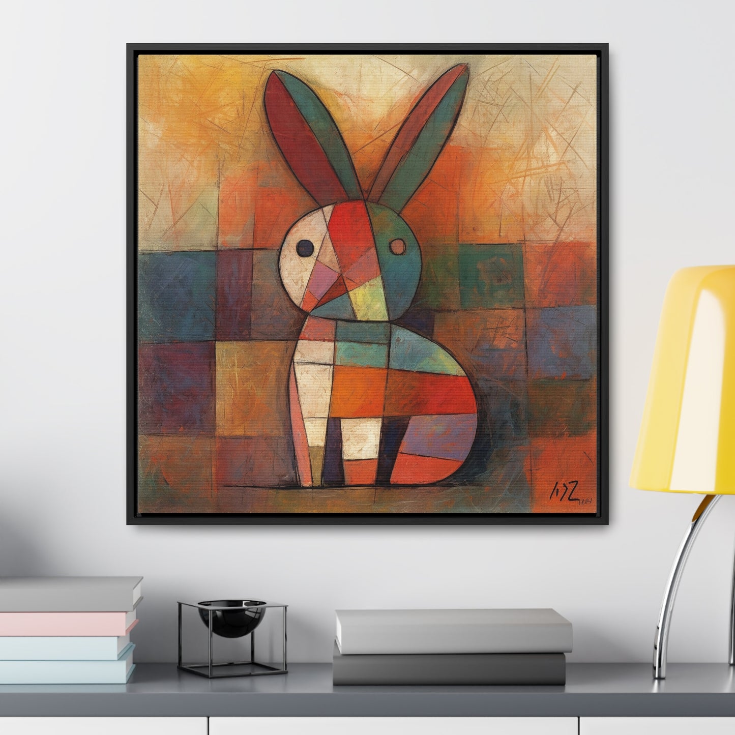 Rabbit 15, Gallery Canvas Wraps, Square Frame