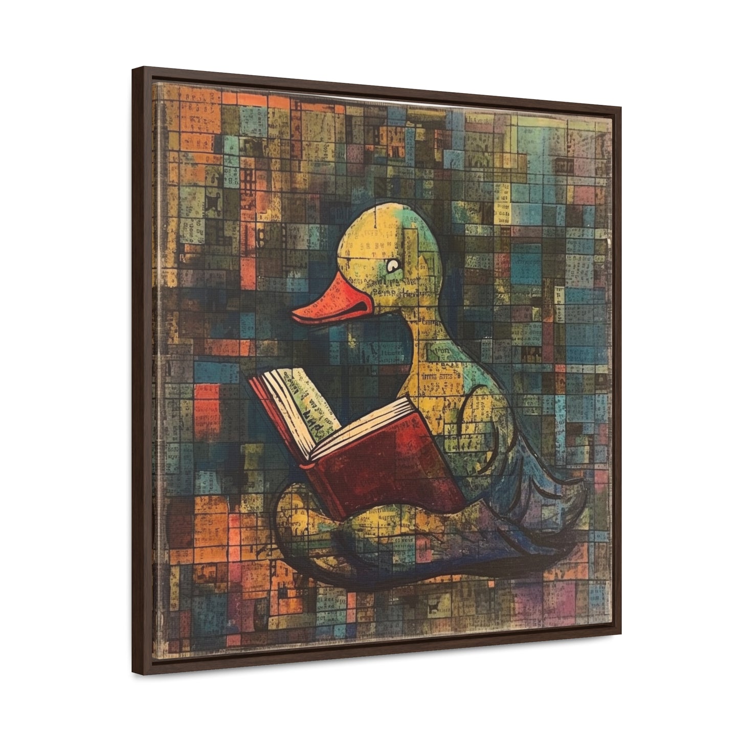 Duck 3, Gallery Canvas Wraps, Square Frame