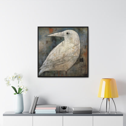 Bird 2, Gallery Canvas Wraps, Square Frame