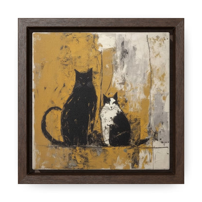 Cat 13, Gallery Canvas Wraps, Square Frame