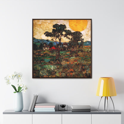 Land of the Sun 45, Valentinii, Gallery Canvas Wraps, Square Frame