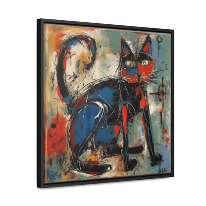 Cat 85, Gallery Canvas Wraps, Square Frame