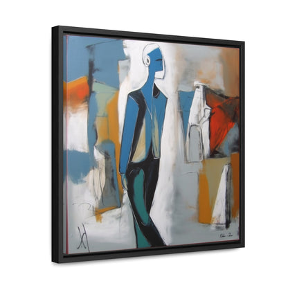 Sad Man 28, Valentinii, Gallery Canvas Wraps, Square Frame