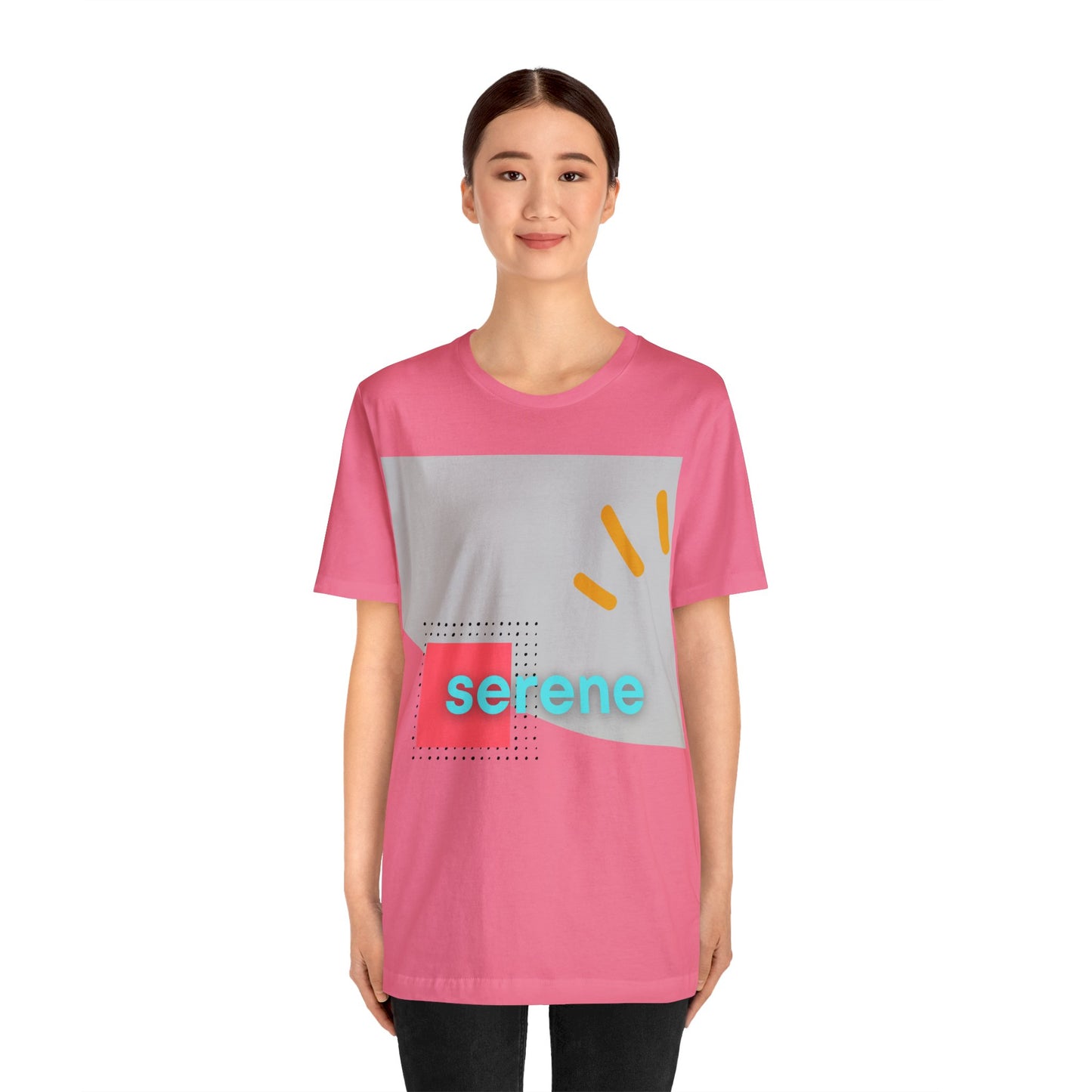 Serene, Unisex Jersey Short Sleeve Tee