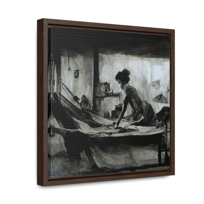 Domestic Memories 49, Valentinii, Gallery Canvas Wraps, Square Frame