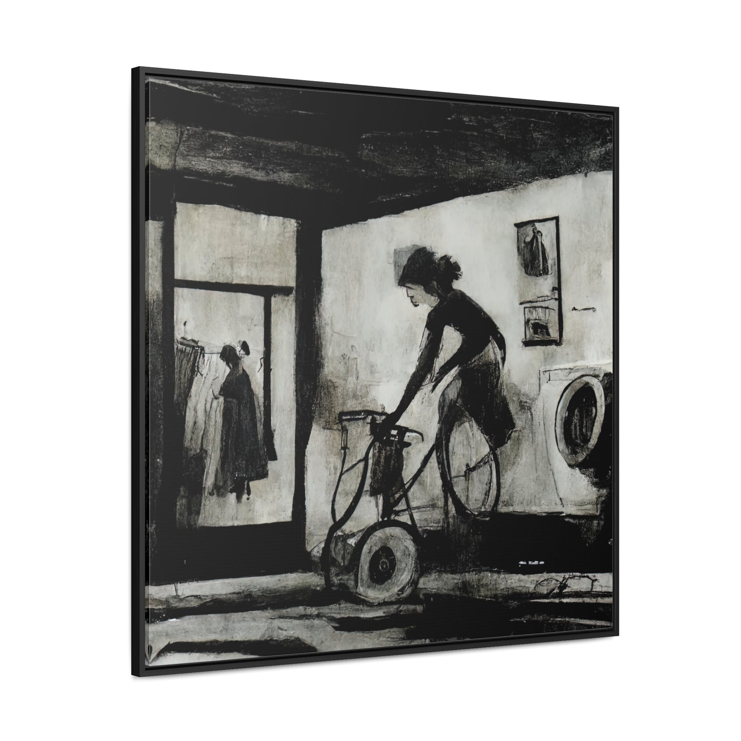 Domestic Memories 21, Valentinii, Gallery Canvas Wraps, Square Frame