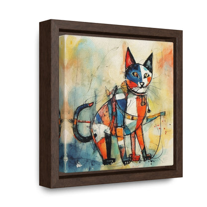 Cat 103, Gallery Canvas Wraps, Square Frame