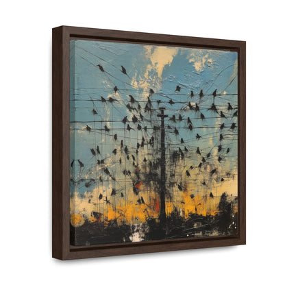 Bird 35, Gallery Canvas Wraps, Square Frame