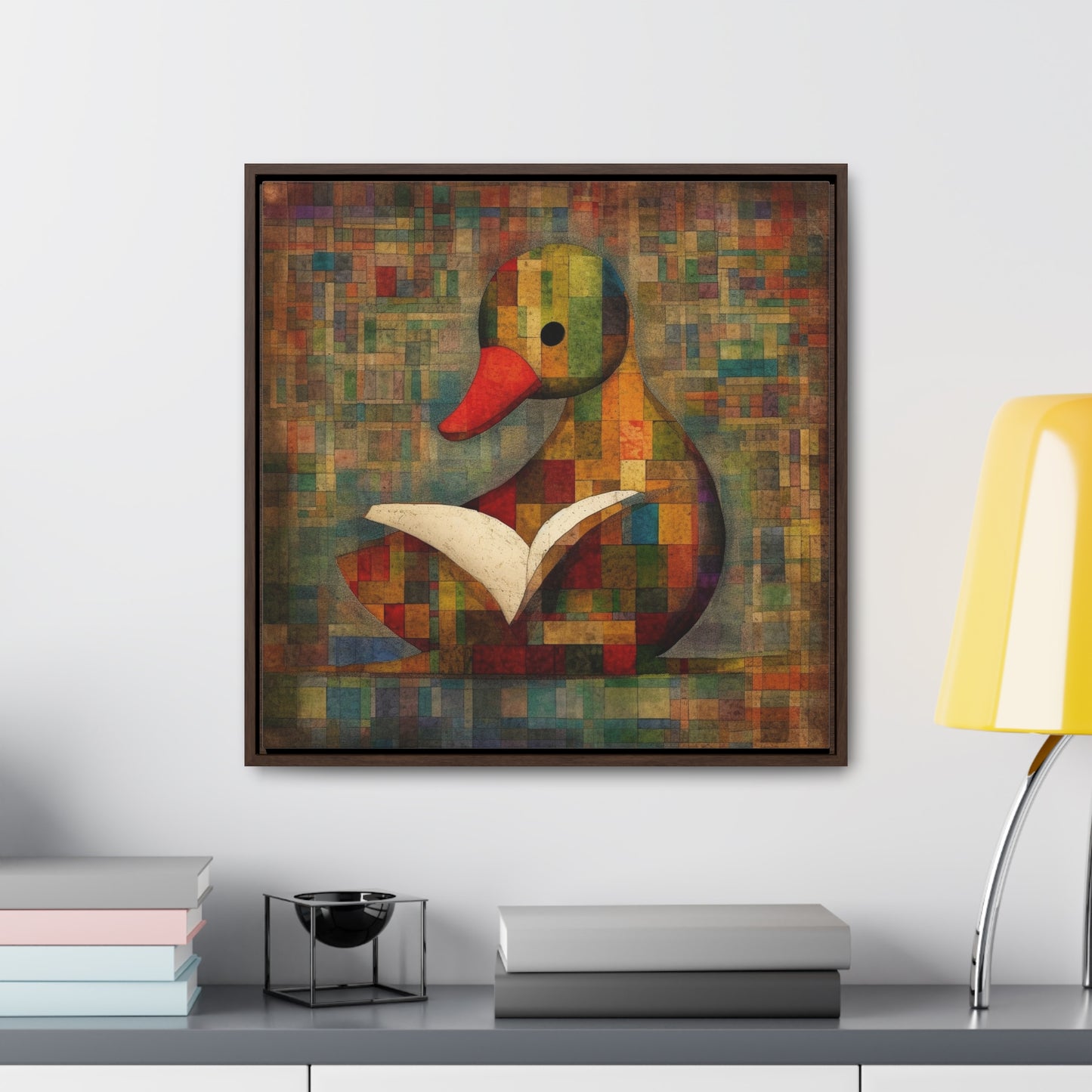 Duck 7, Gallery Canvas Wraps, Square Frame