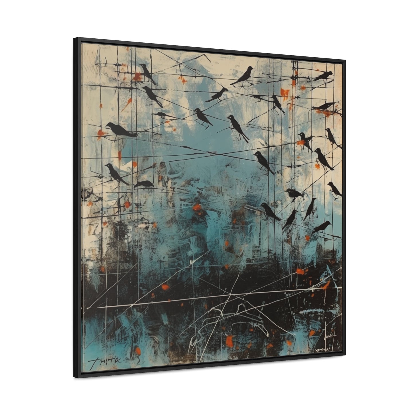 Bird 21, Gallery Canvas Wraps, Square Frame