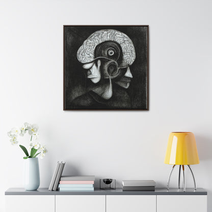 Brain 6, Valentinii, Gallery Canvas Wraps, Square Frame