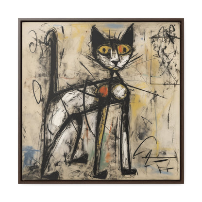 Cat 44, Gallery Canvas Wraps, Square Frame