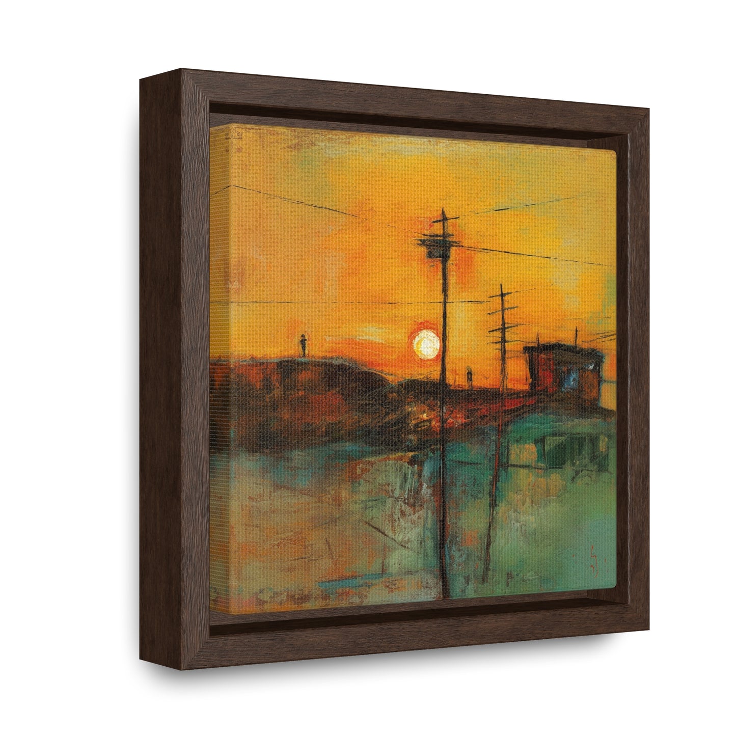 Land of the Sun 54, Valentinii, Gallery Canvas Wraps, Square Frame