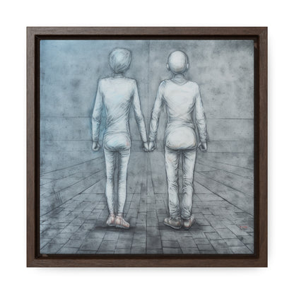 The Courage of Vulnerability 3, Valentinii, Gallery Canvas Wraps, Square Frame