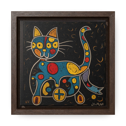 Cat 124, Gallery Canvas Wraps, Square Frame